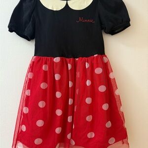Minnie Mouse Red and Black Polka Dot Dress